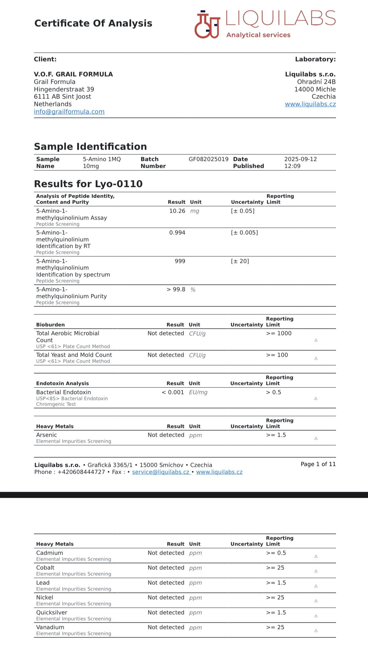 5-Amino-1MQ 10mg | 24PEPTIDES
