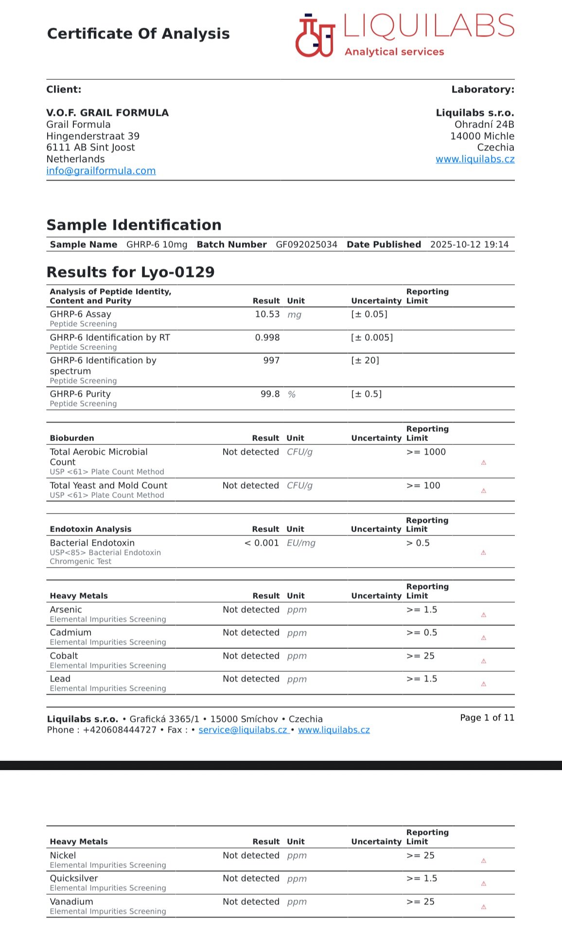 GHRP-6 10mg - Image 2