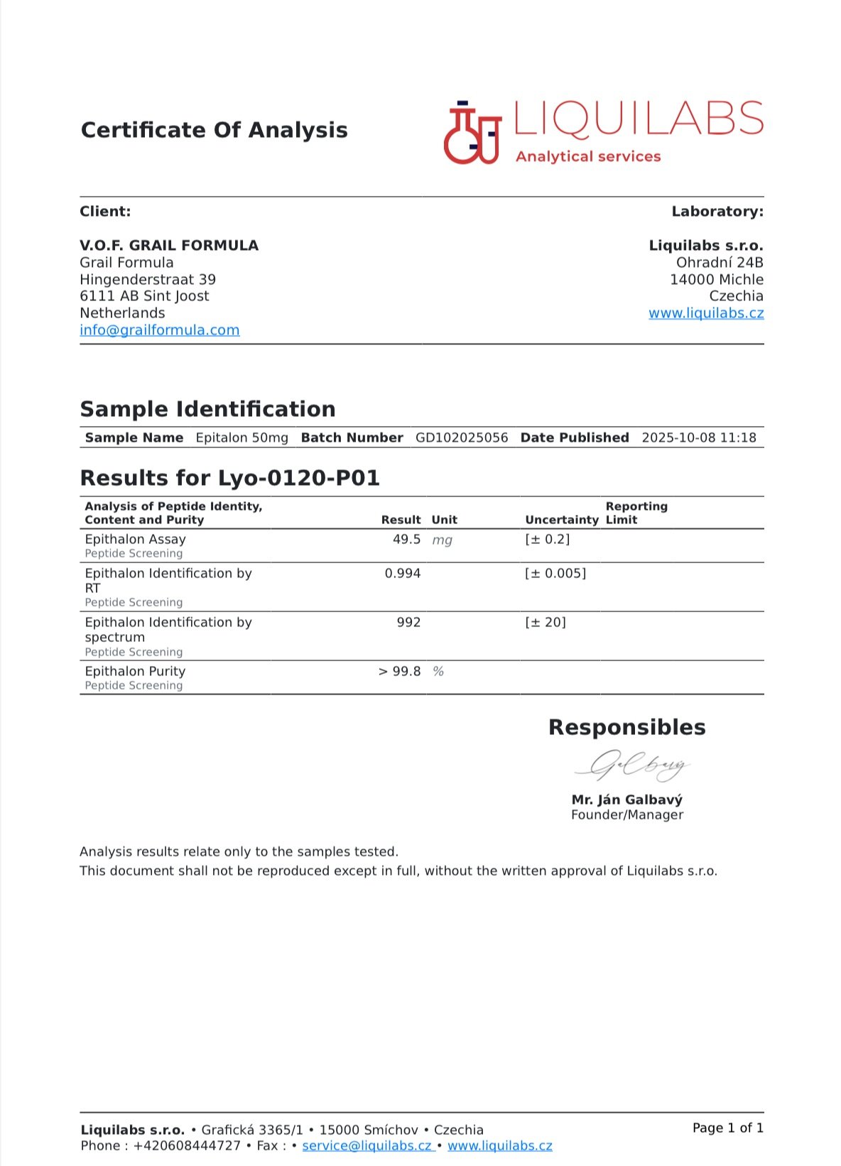 Epitalon 50mg - Image 2