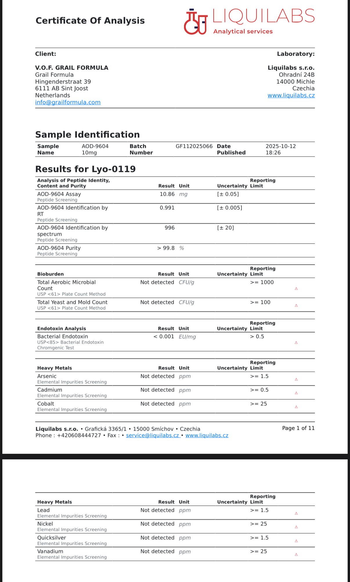 AOD-9604 10mg - Image 2