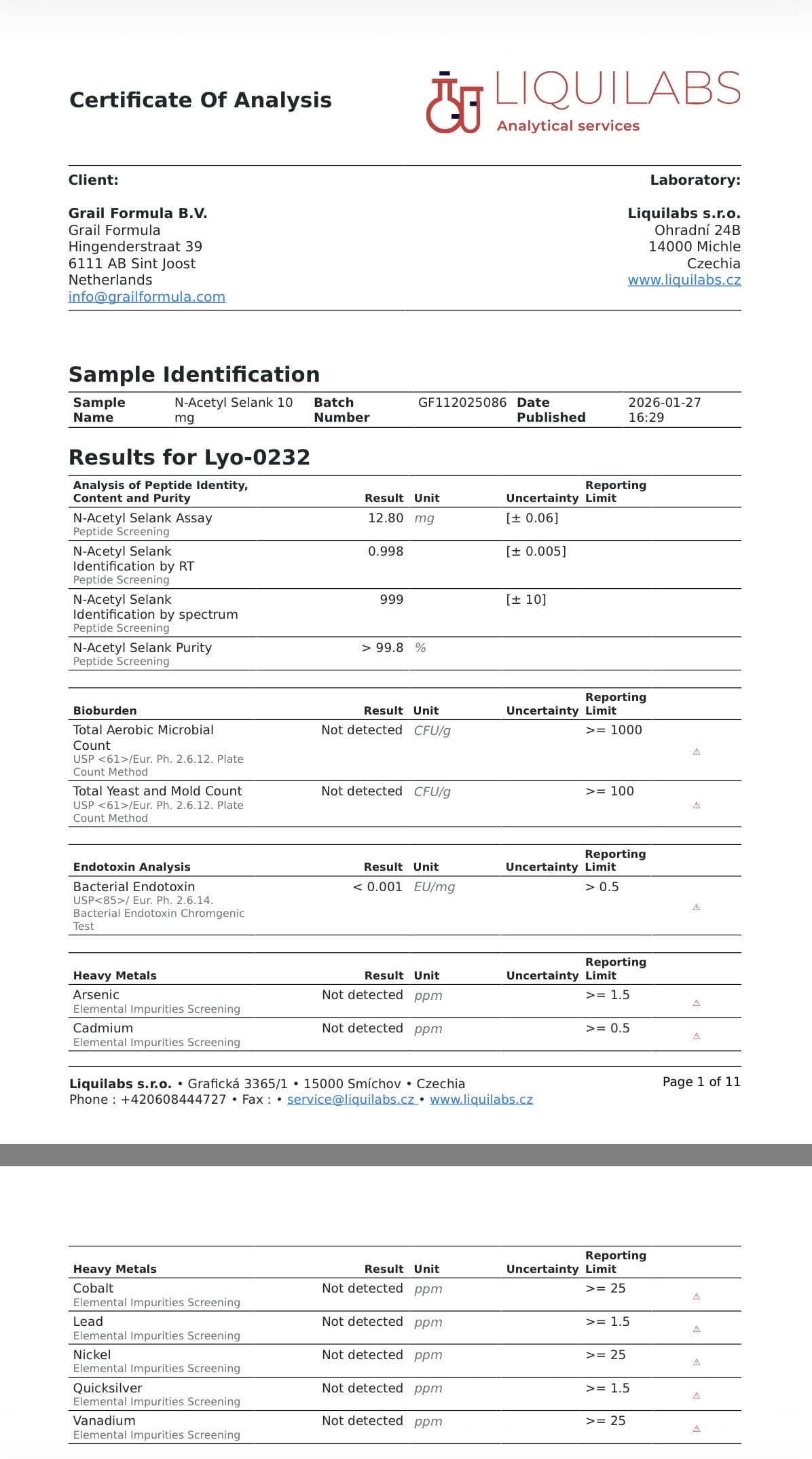N-Acetyl Selank 10mg - Image 2