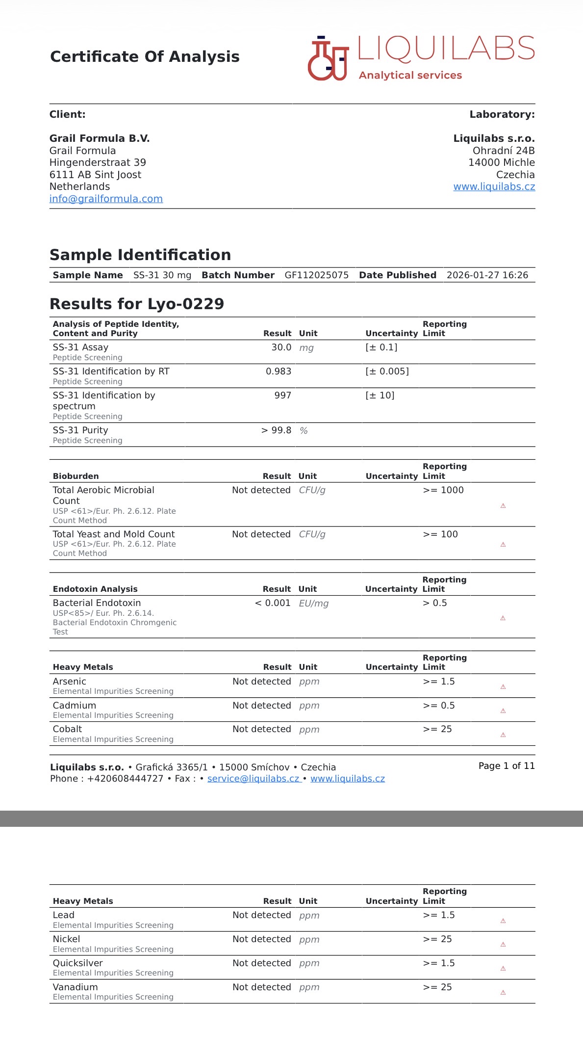 SS-31 (Elamipretide) 30mg - Image 2