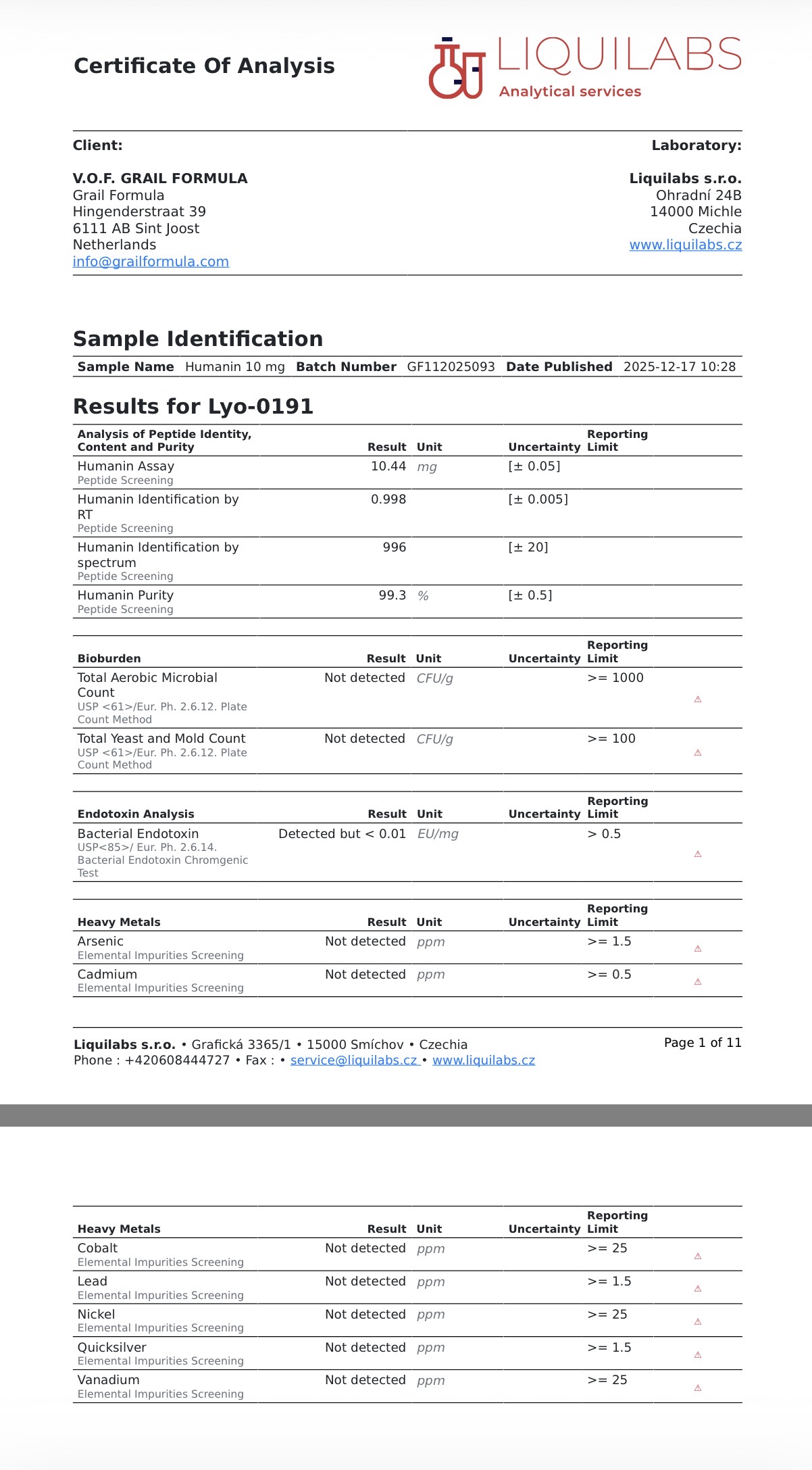 Humanin 10mg - Image 2