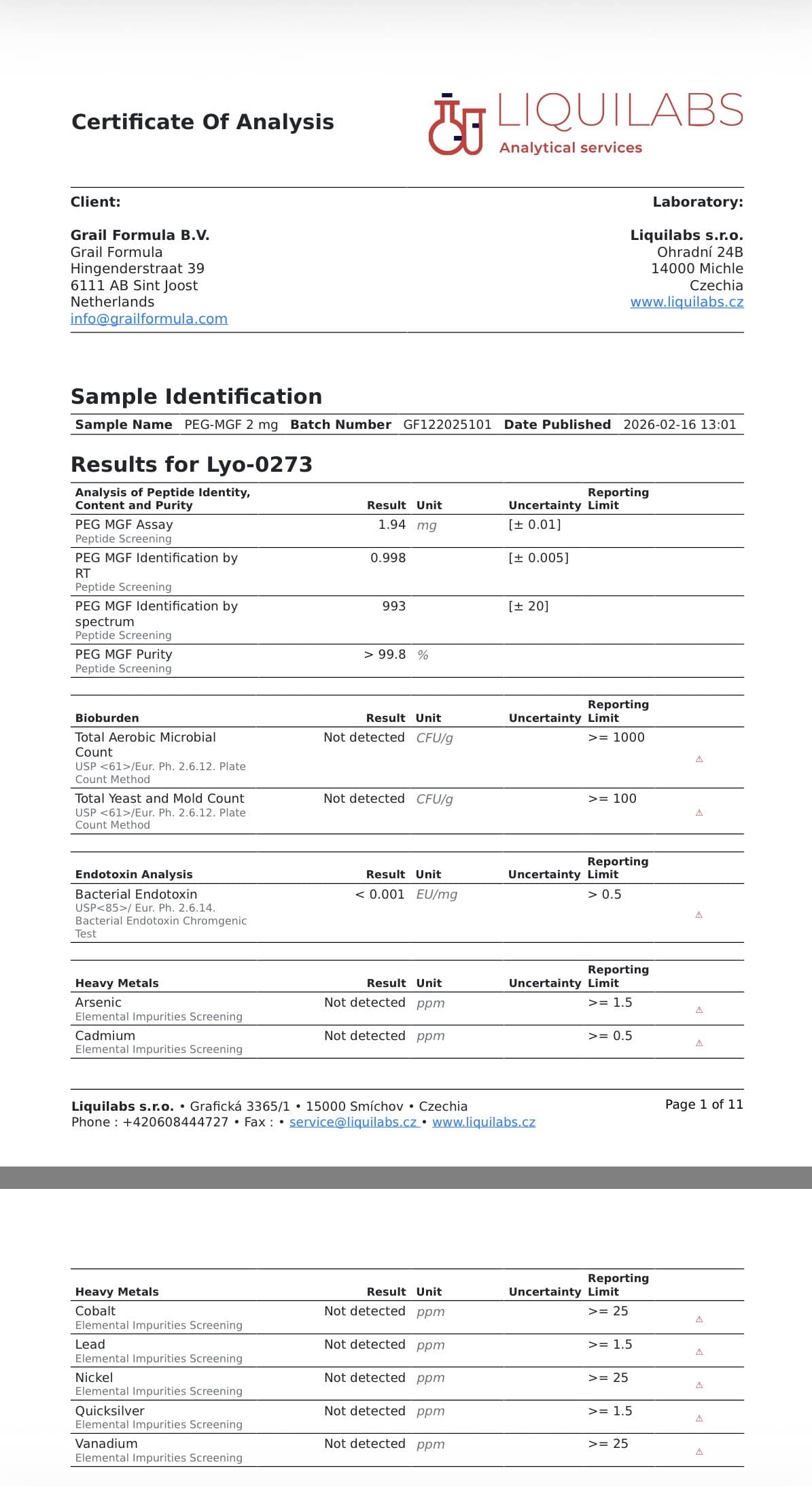 PEG-MGF 2mg - Image 2